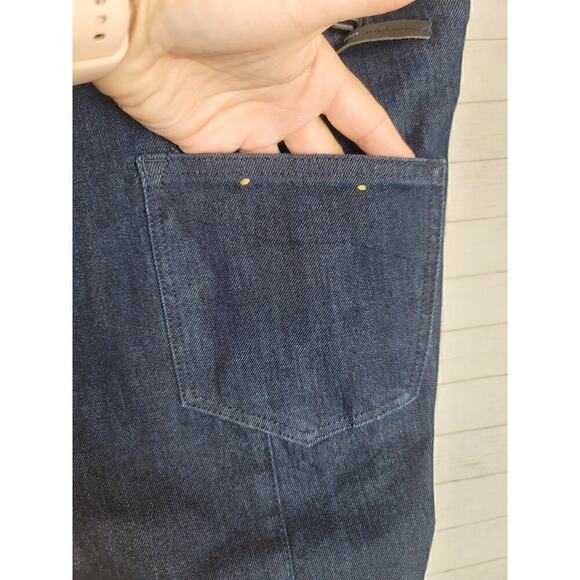 PILCRO FOR ANTHROPOLGIE HIGH RISE DARK WASH DENIM LEGGINGS, SZ 30 - Picture 8 of 14